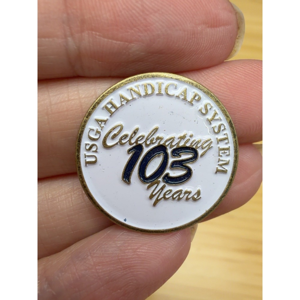USGA Handicap System Celebrating 103 Years Golf Ball Marker Ahead 1"